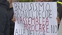 Campi Flegrei, la protesta