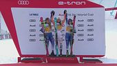 Goggia e Brignone insieme sul podio