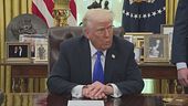 Trump, "Una cornice per la pace"