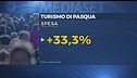 Pasqua, boom di turisti nelle città