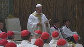 La prima messa di Papa Leone XIV
