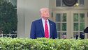 Il saluto di Trump al Papa americano