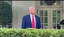 Il saluto di Trump al Papa americano