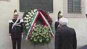 Terrorismo, l'omaggio alle vittime