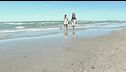 Prove d'estate in spiaggia