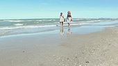 Prove d'estate in spiaggia