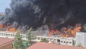Viterbo, un rogo devasta l'ateneo