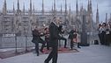 Lazza, concerto vista Duomo