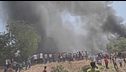 Aereo sulle case, strage in India