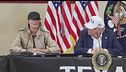 Trump in Texas, "Il cuore è a pezzi"