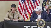 Trump in Texas, "Il cuore è a pezzi"