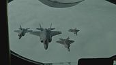Mig russi respinti da F-35 italiani