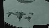 Mig russi respinti da F-35 italiani