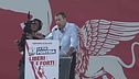 Salvini a Pontida, "Mai in guerra"
