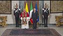 Il Papa al Quirinale da Mattarella