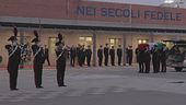 L'ultimo omaggio ai tre carabinieri