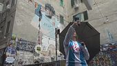 Via i teloni dal murale di Maradona