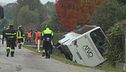 Scontro bus-auto, 11 ragazzi feriti