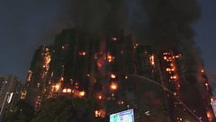 Inferno di fuoco a Hong Kong