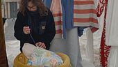 Presepe senza viso, choc a Bruxelles