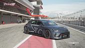 Il test della Cupra Leon VZ TCR in pista a Barcellona