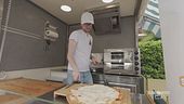 La pizza in ape-car