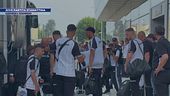 La partenza della Juventus per gli Stati Uniti