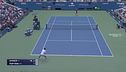 Us Open, tris azzurro