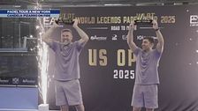 EA7 World Legends Padel Tour: Candela e Pizarro show, New York sembra Roma
