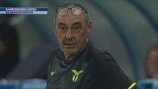Sarri contro l'Inter: il bilancio è in positivo