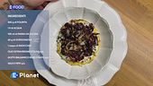 Polenta gorgonzola e radicchio