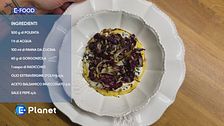 Polenta gorgonzola e radicchio