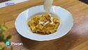 Calamarata con peperoni e gorgonzola