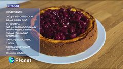 Cheesecake con quark e ciliegie