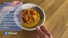 E food - Hummus piccante di ceci e carote