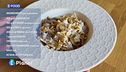 Lasagnette con panna, funghi e noci