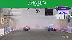 La partenza dell'E-Prix di Jeddah