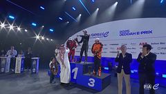 Il podio di E-Prix Jeddah Gara 1