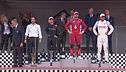 Il podio di Gara 1 a Monaco