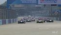 La partenza della Gara 2 dell'E-Prix di Berlino