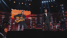 Piero Barone e Alex Britti in "Brucia la terra"