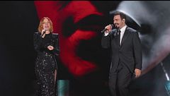 Ignazio Boschetto e Noemi in "L'amore si odia"