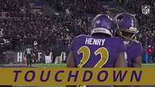 Touchdown dei Baltimore Ravens con Henry