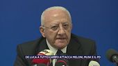 De Luca a tutto campo attacca Meloni, Musk e il PD