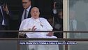 Papa Francesco torna a casa, il saluto ai fedeli