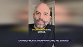 Saviano: "Musk e Trump finiranno nel sangue"