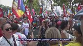 "No al riarmo": a Roma cortei contro la guerra