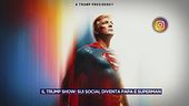 Il Trump show: sui social diventa papa e superman