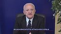 De Luca spaccatutto: attacca PD e 5 Stelle