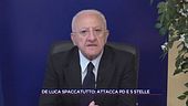 De Luca spaccatutto: attacca PD e 5 Stelle